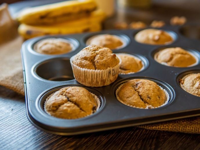Muffins de plátano