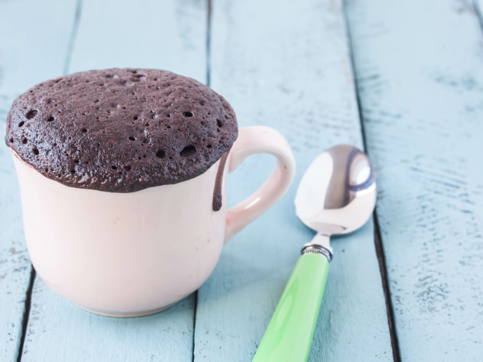 Mug cake de chocolate