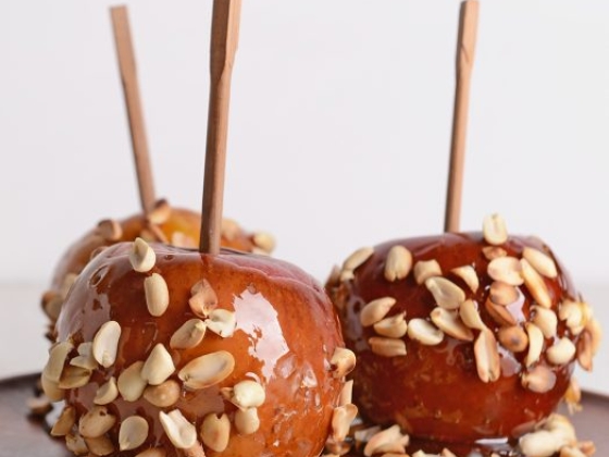 Manzanas acarameladas