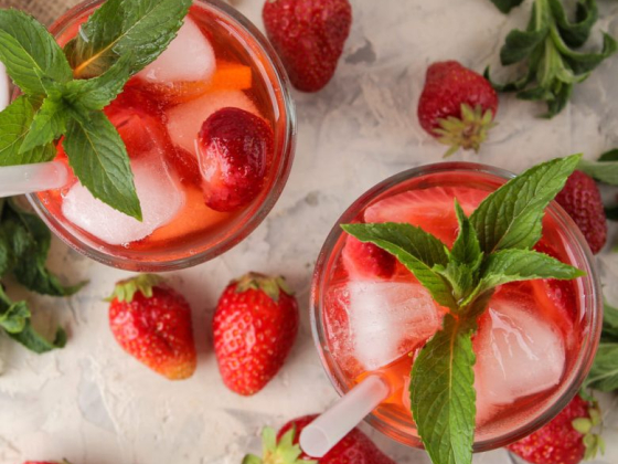 Limonada de fresa