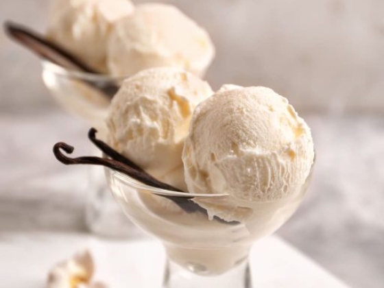 Helado de vainilla